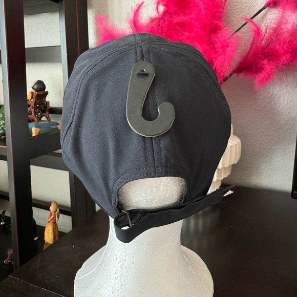 Adidas Polyester Black Aeroready Athletic Cap UPF 50 - Picture 5 of 11